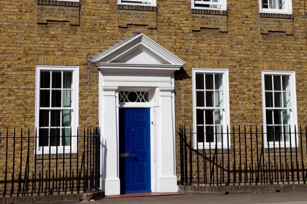 A typical and huge British house in the concept of affordable housing options when moving to Wood Green.